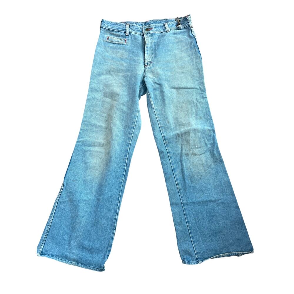 Vintage Landlubber Flare Bell Bottom Jeans Light Wash Jeans Size 9